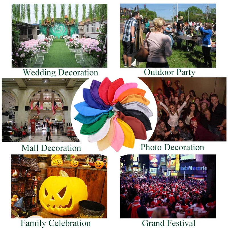 IN-JOOYAA 10Pcs 24 Inch Balloons White Giant Round Balloons Large Balloon For Wedding Baby Shower Birthday Party Decorations - Image 5